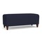 Lesro Siena Lounge Reception Loveseat Bench, Walnut, OH Navy Upholstery SN6001 - alternate 1